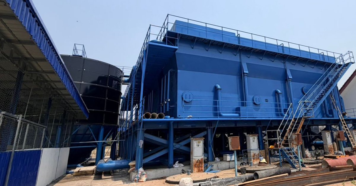The Thatkhao Water Treatment Plant in Sisattanak District, Vientiane Capital on 2 April 2026. (Laotian Times)
