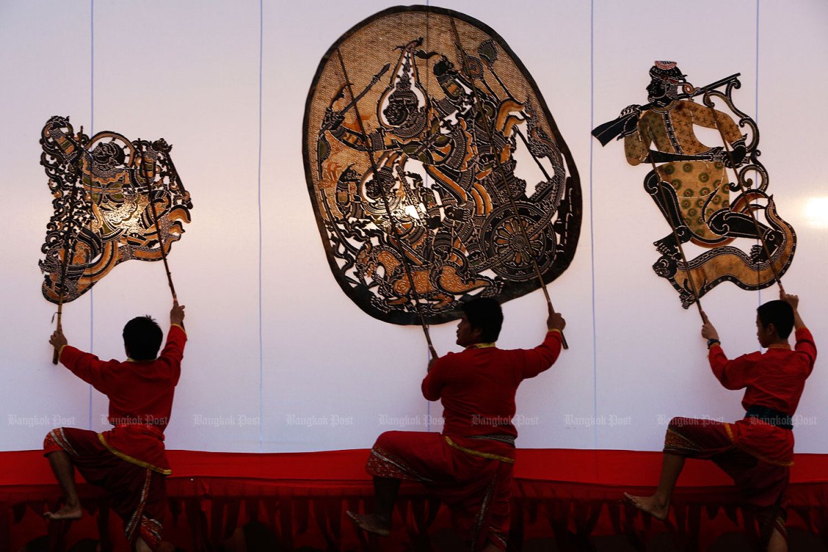 Thailand’s shadow play, Nang Yai. (Bangkok Post)