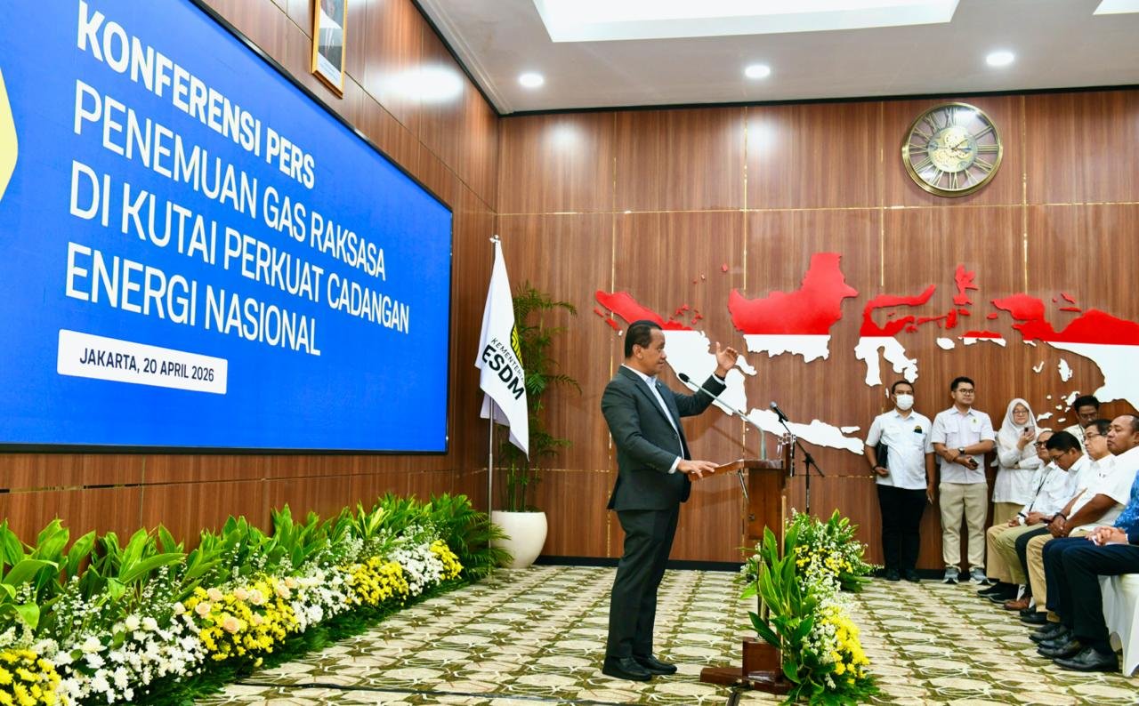 Press Conference on the Massive Gas Discovery in Ganal Block, April 20th. (Ministry of Energy and Mineral Resources Indonesia)