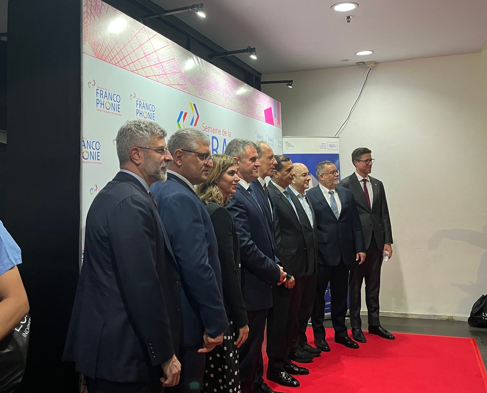 Group of Francophone Ambassadors (GAF) attending the official opening of Francophonie Week in Institut français d’Indonésie, Jakarta on April 20, 2026. (SEA Daily/Sadina Aimee)