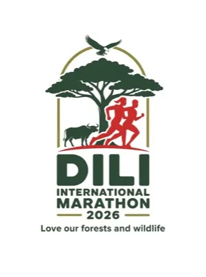 Official logo of Dili International Marathon 2026 which will be held on August 8, 2026. (Dili Marathon’s Official Website)