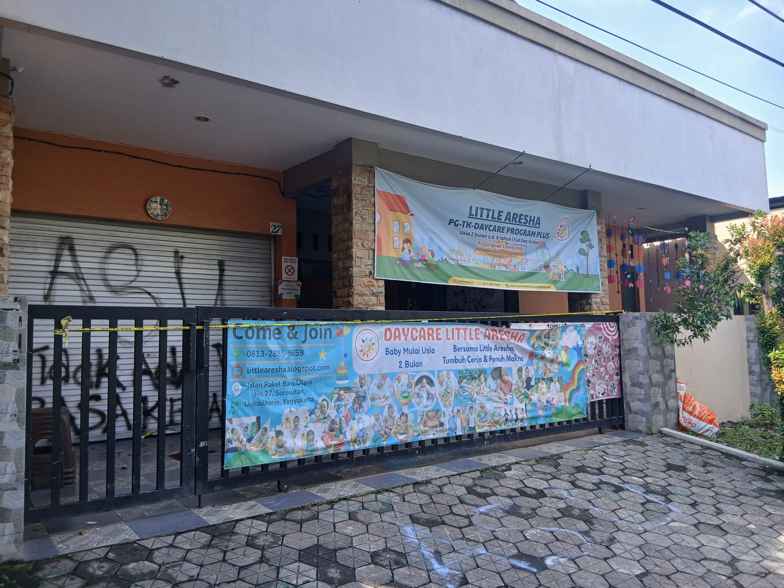 Little Aresha daycare in Yogyakarta, Indonesia, where the alleged abuse took place. (SEA Daily/Hananto Satyo)