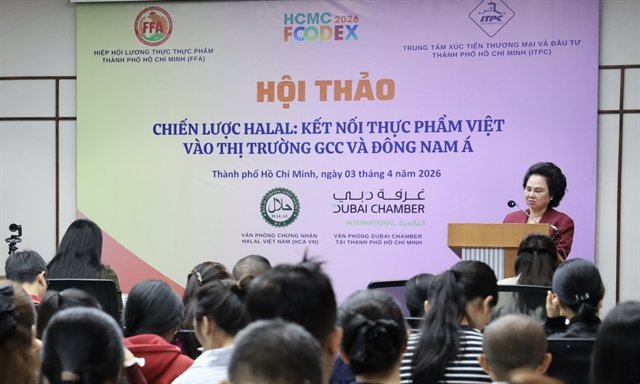 Halal market seminar in Ho Chi Minh City on April 3, 2026. (Vietnam News Agency)