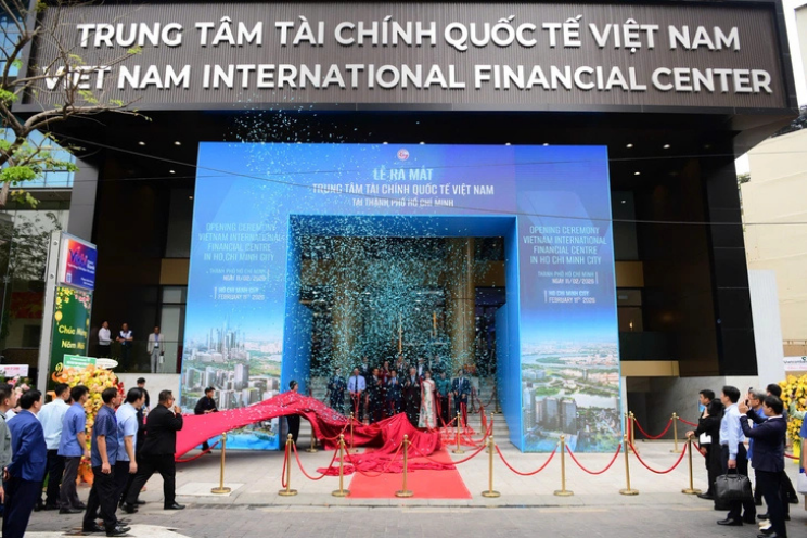 The launch ceremony of the Vietnam International Financial Centre (VIFC) in Ho Chi Minh City, February 11, 2026. (QUANG DINH via Vietnam News)