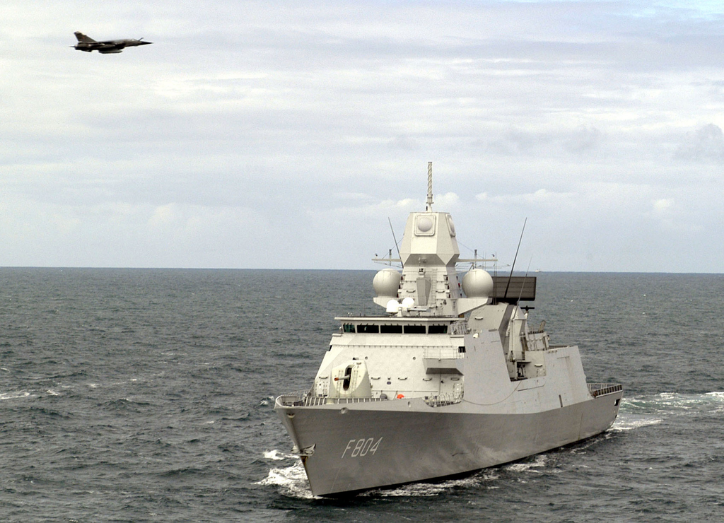 HNLMS De Ruyter (F804) underway at sea. (Royal Netherlands Navy / Koninklijke Marine)