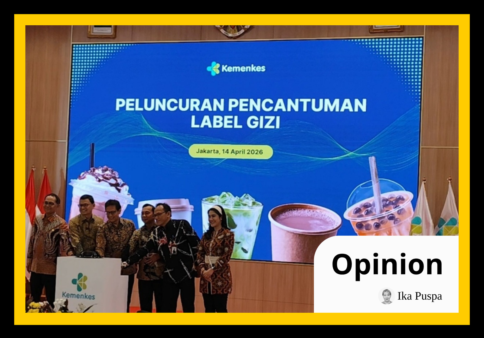 Indonesia’s Nutri-Level labeling initiative was introduced on April 14, 2026 as part of broader public-health policy efforts. (Indonesian Ministry of Health)