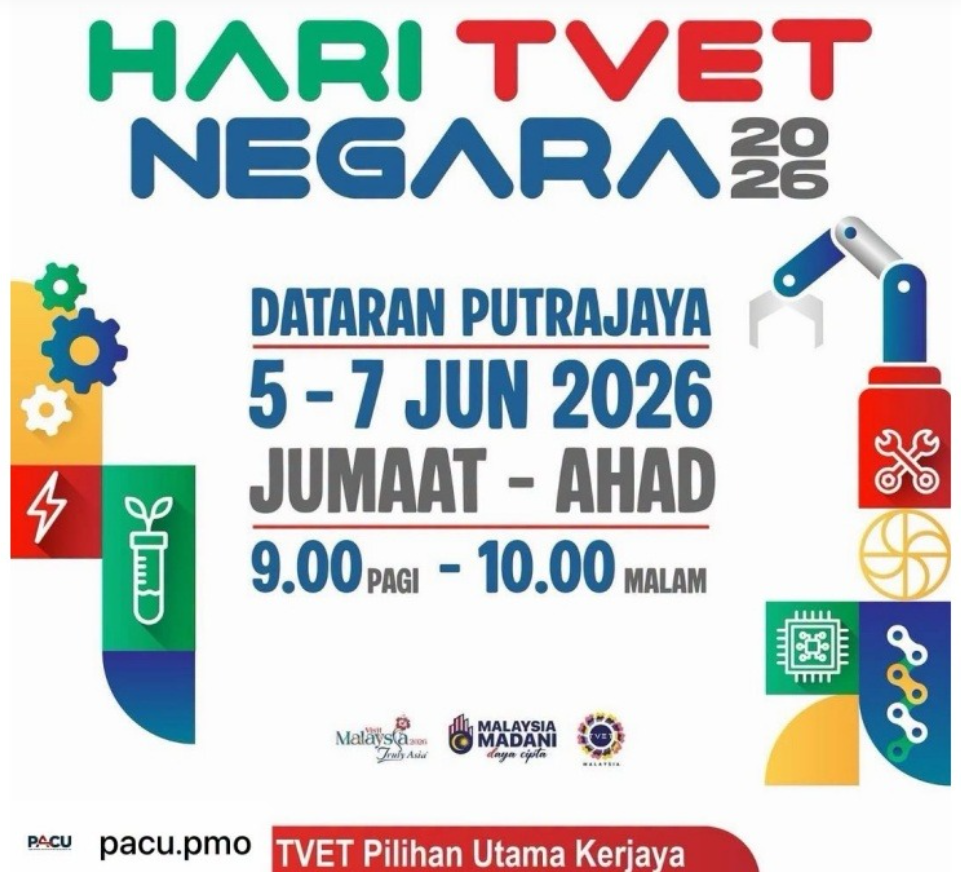 Official poster of the upcoming Malaysia’s national TVET Day celebration. (BERNAMA)
