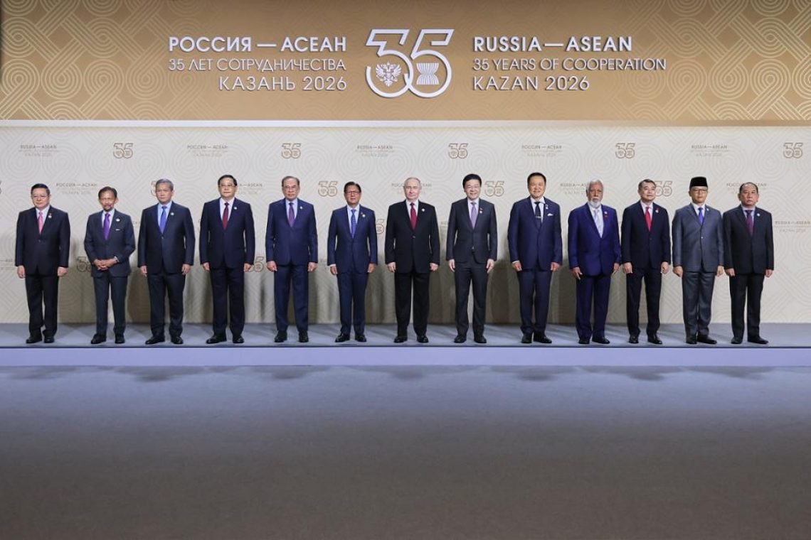 ASEAN leaders and delegations at the ASEAN-Russia Commemorative Summit in Kazan, Russia, on June 18. (ASEAN Secretariat)
