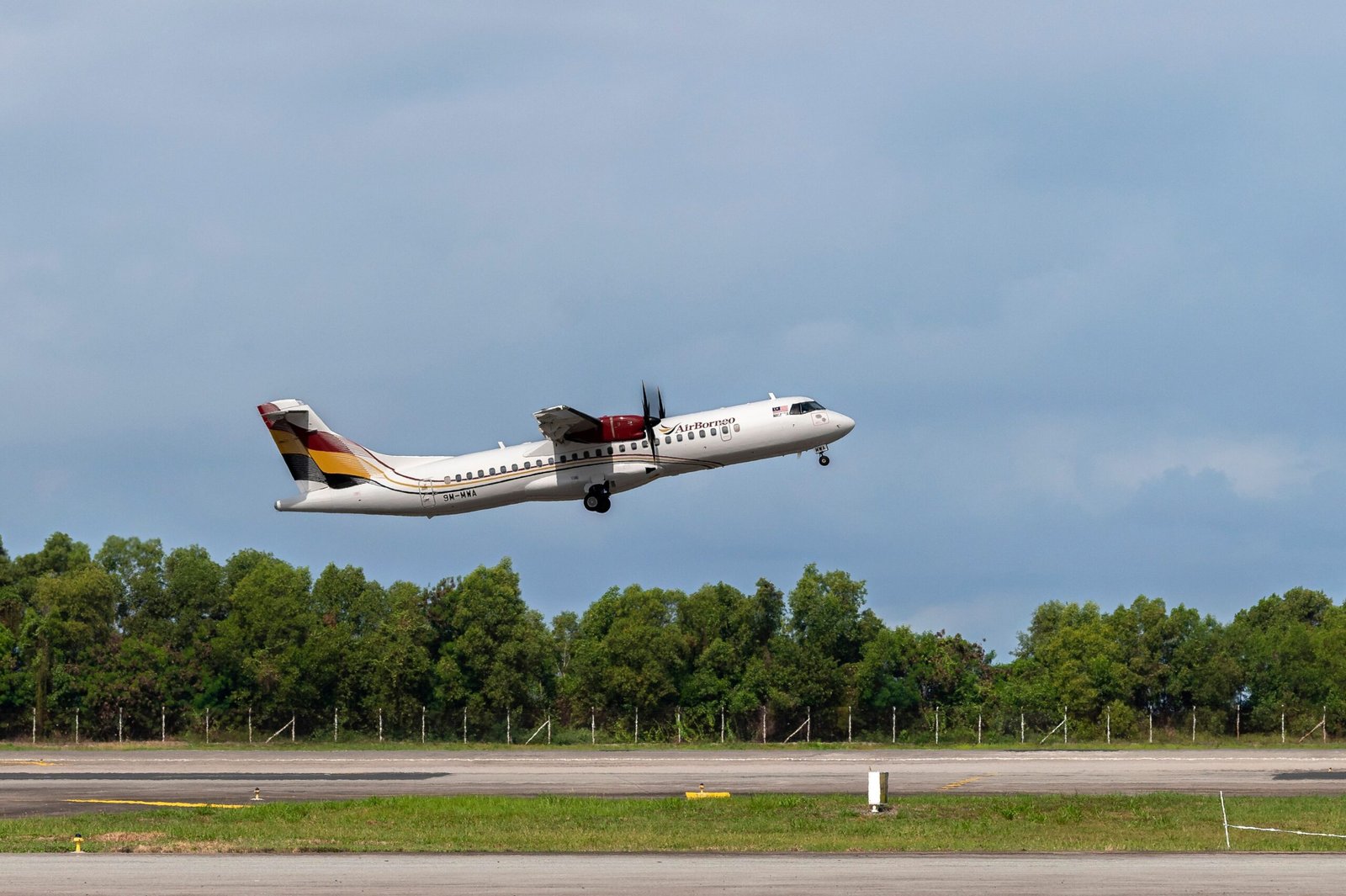 AirBorneo, Sarawak-owned full service airline spotted during take-off. (Air Borneo Official Website)