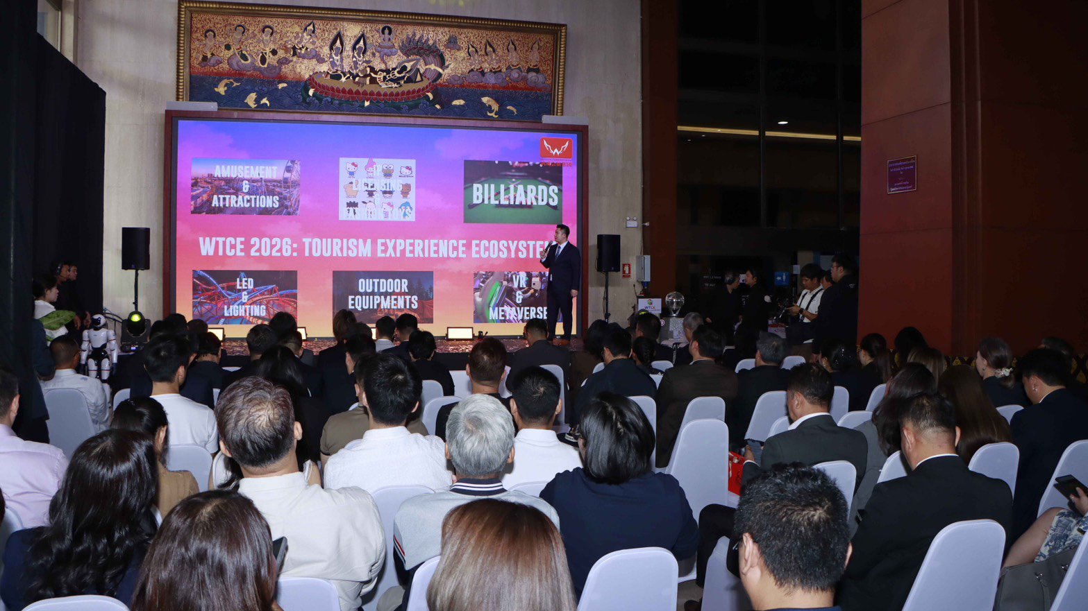 The launching of World Travel & Culture Expo 2026 (WTCE 2026) which is scheduled to take place from October 29 to 31 2026 at IMPACT Mueang Thong Thani. (Tourism Authority of Thailand)