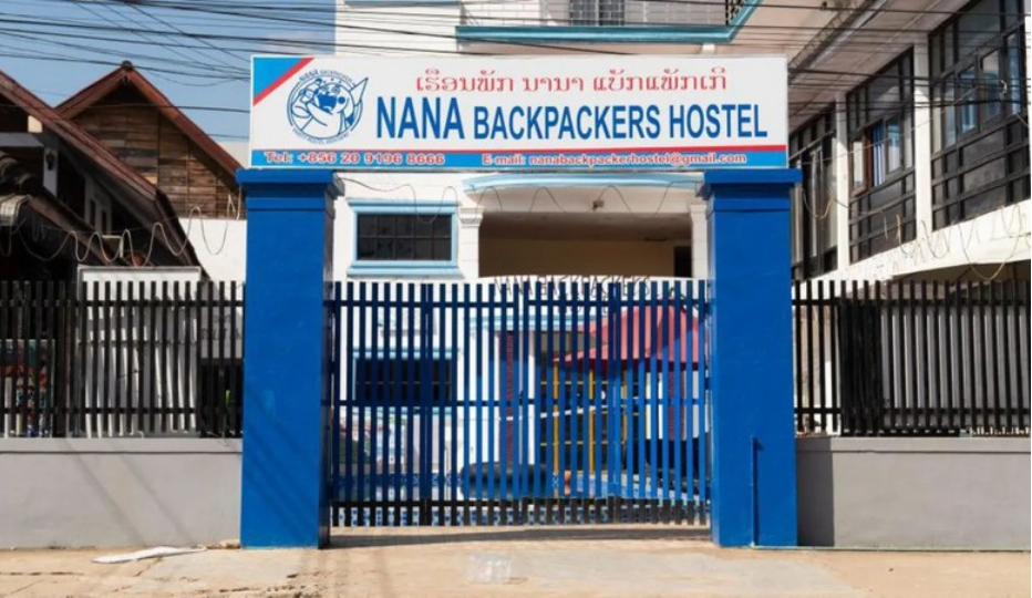 Nana Backpacker Hostel located in Vang Vieng, linked to the death of six tourist over mass poisoning in November 2024. (Getty Images)