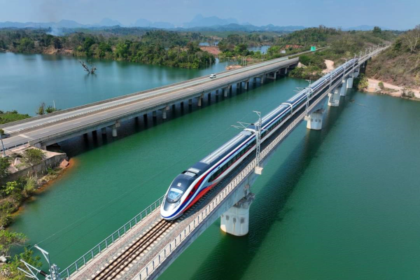 The Lao-China Railway, one of the flagship projects of Beijing's Belt and Road Initiative (BRI). (KPL)