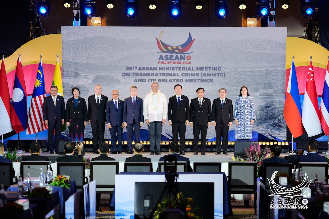 The opening ceremony of the 20th ASEAN Ministerial Meeting on Transnational Crime (AMMTC) in Makati City, Philippines, on October 21. (DILG)