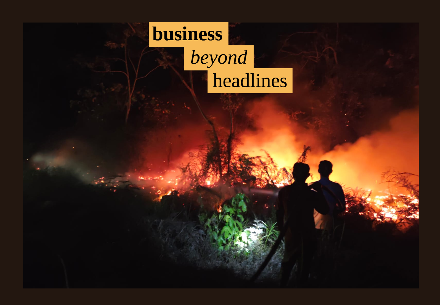 Firefighters battle a peatland blaze in North Kalimantan, Indonesia, in August 2026. (BPBD Kabupaten Bulungan)